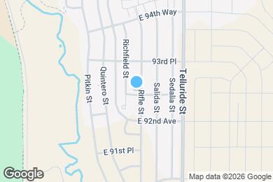 Map image of the property - 9259 Rifle St