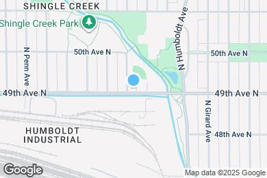 Map image of the property - 4900 Knox Ave N