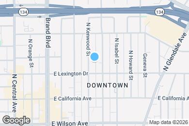 Map image of the property - 416 N Kenwood St