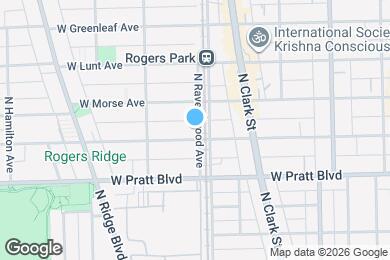 Map image of the property - 1808 W Farwell Ave