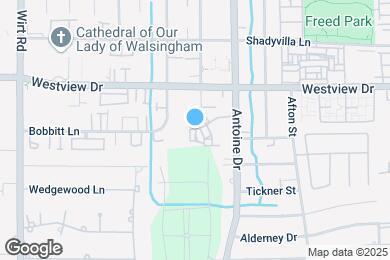 Map image of the property - 1311 Antoine Dr