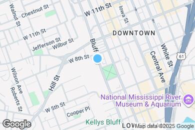 Map image of the property - 731 Bluff St