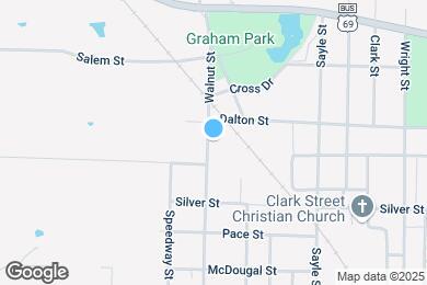 Map image of the property - 1129 Walnut St