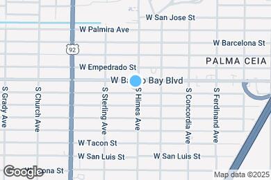 Map image of the property - 3601 W Santiago St