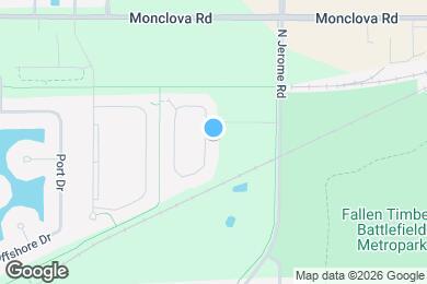 Map image of the property - The Encore at Fallen Timbers