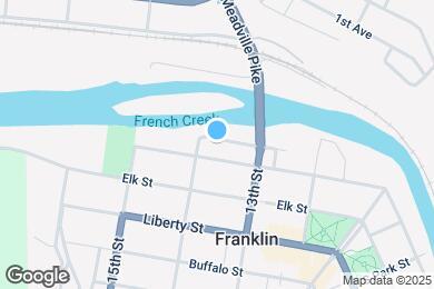 Map image of the property - 1335 Franklin Ave