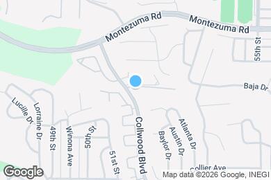 Map image of the property - 4891 Collwood Blvd