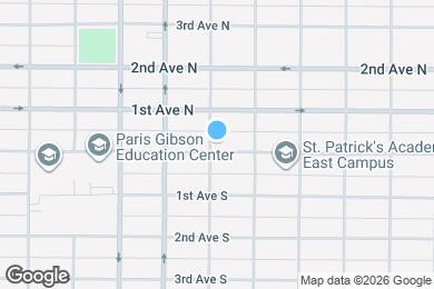 Map image of the property - 2701 Central Ave