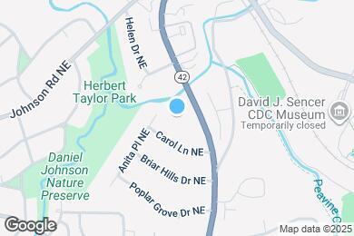 Map image of the property - 1612 Briarcliff Rd NE