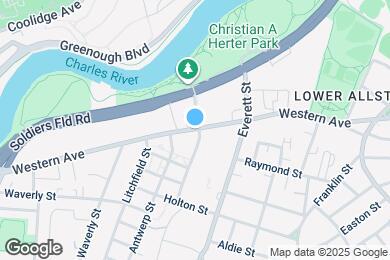 Map image of the property - 380 Western Ave