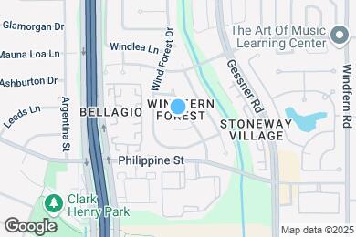 Map image of the property - 14607 Wind Lock Cir
