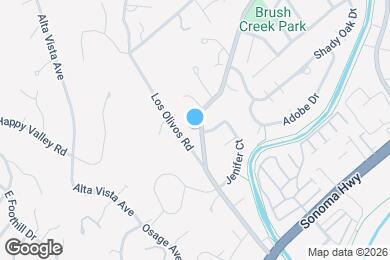 Map image of the property - 604 Los Olivos Rd