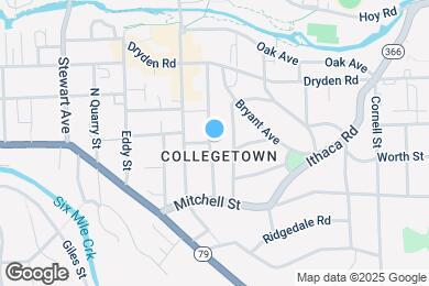 Map image of the property - 203 Linden Ave