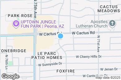 Map image of the property - 7297 W Shaw Butte Dr