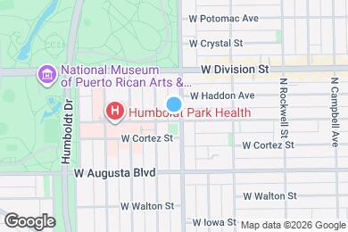 Map image of the property - 1102 N California Ave