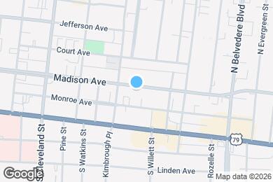 Map image of the property - 1515 Madison Ave