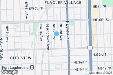 Map image of the property - 442 NE 1st Ave