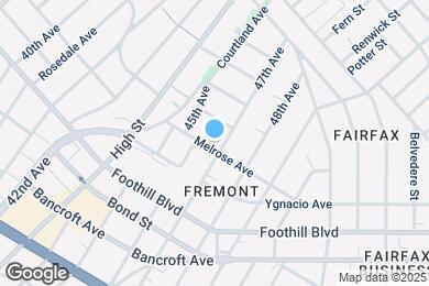 Map image of the property - 4630 Melrose Ave