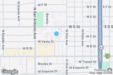 Map image of the property - 544 W Vesta St