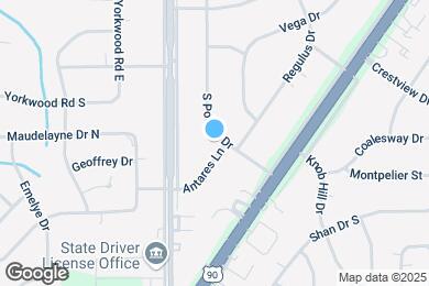 Map image of the property - 4350 Antares Ln