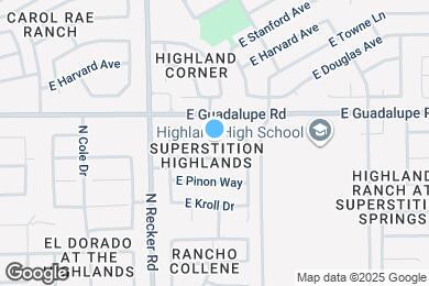 Map image of the property - 4109 E Aspen Way
