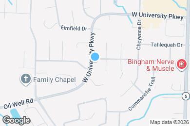 Map image of the property - 316 W University Pky