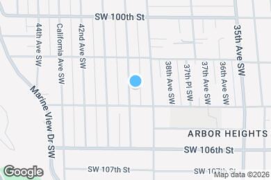 Map image of the property - 10246 40th Ave SW