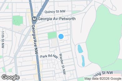 Map image of the property - 3573 Warder St NW