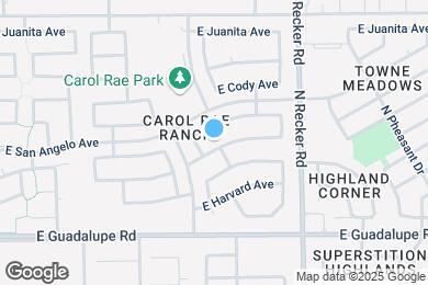Map image of the property - 3844 E San Remo Ave