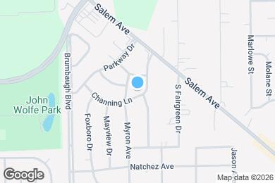 Map image of the property - 4527 Channing Ln