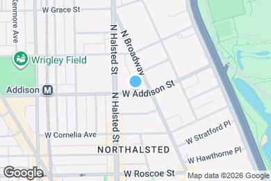 Map image of the property - 726 W Addison St