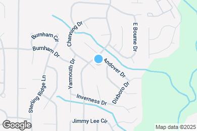 Map image of the property - 8904 Channing Dr