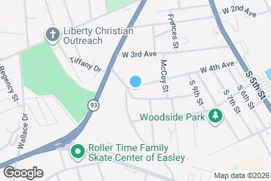 Map image of the property - 613 W 4th Ave