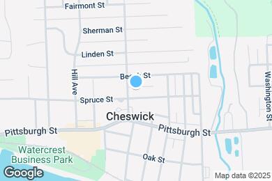 Map image of the property - 202 N Highland Ave
