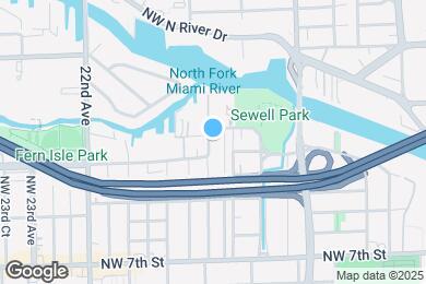 Map image of the property - 1111 NW 19th Ave