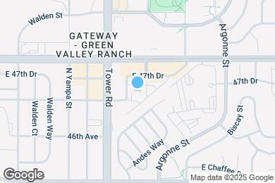 Map image of the property - 18574 E 47th Pl
