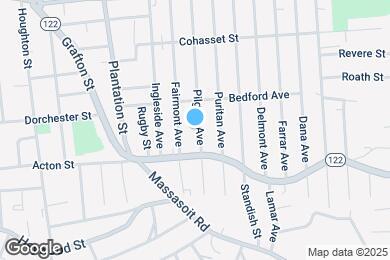 Map image of the property - 208 Pilgrim Ave
