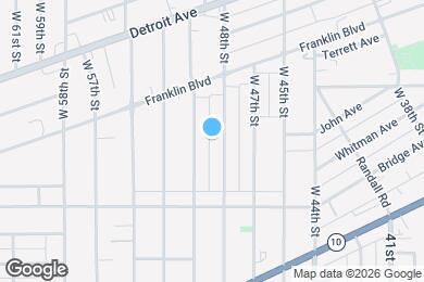 Map image of the property - 1832 W 48th St