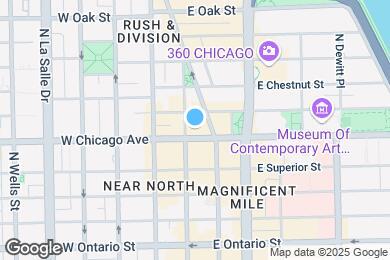 Map image of the property - 747 N Wabash Ave
