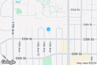 Map image of the property - 2421 13th Ave