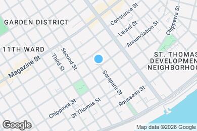 Map image of the property - 2347 Annunciation St