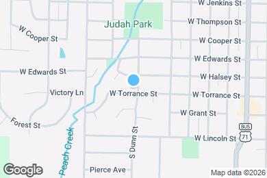 Map image of the property - 603 W Torrance St