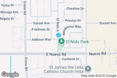 Map image of the property - 1898 El Nido Ave