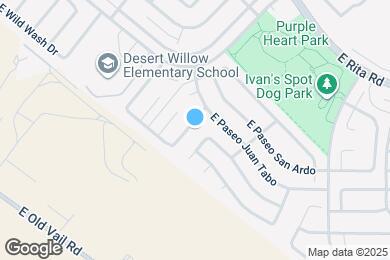 Map image of the property - 8271 S Via del Forjador