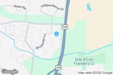 Map image of the property - 713 E Brookside Ln