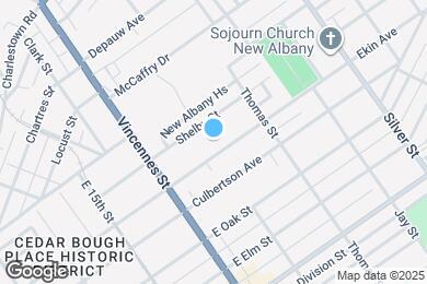 Map image of the property - Willow Grove Apartments