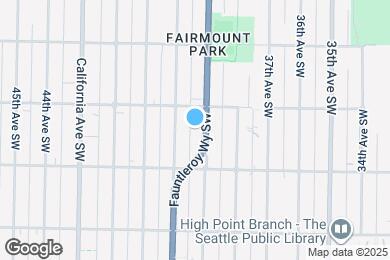 Map image of the property - 5621 Fauntleroy Way SW