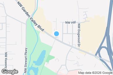 Map image of the property - 1653 NW Goetz St