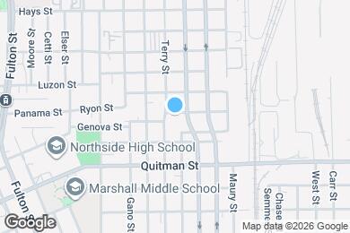 Map image of the property - 1508 Ryon St