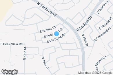 Map image of the property - 4558 E Via Dona Rd